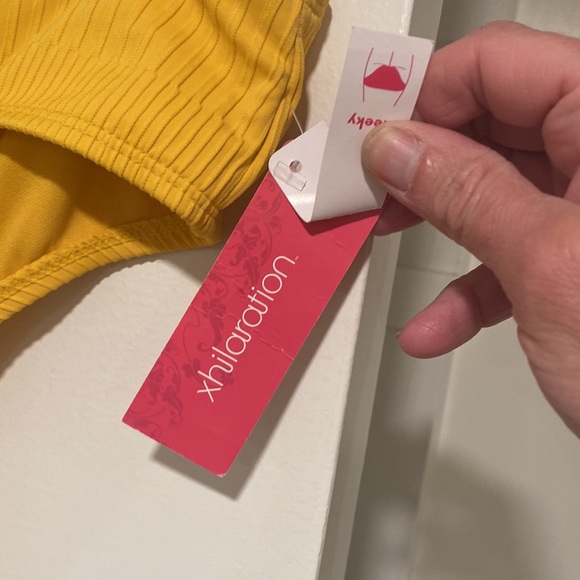 NWT Target yellow bikini bottom. Size L - Picture 3 of 6